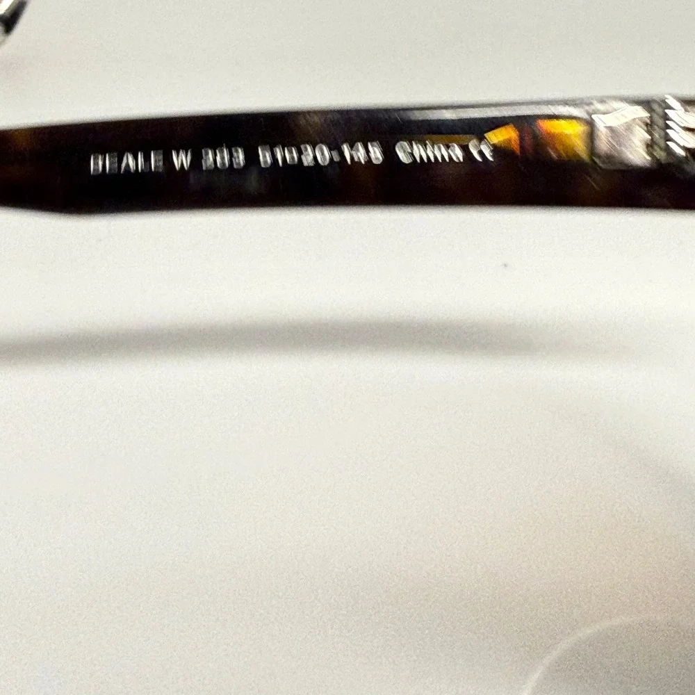 Warby Parker Beale Sunglasses Dark Tortoise Square Frame 51-20-145 Brown Lens